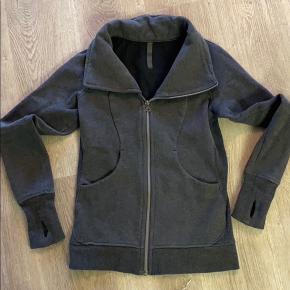 Lululemon Cozy Cuddle Up Jacket Asymmetrical Zip - Picture 2 of 6